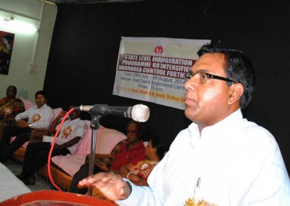 Diarrhea prevention program launched in Tripura